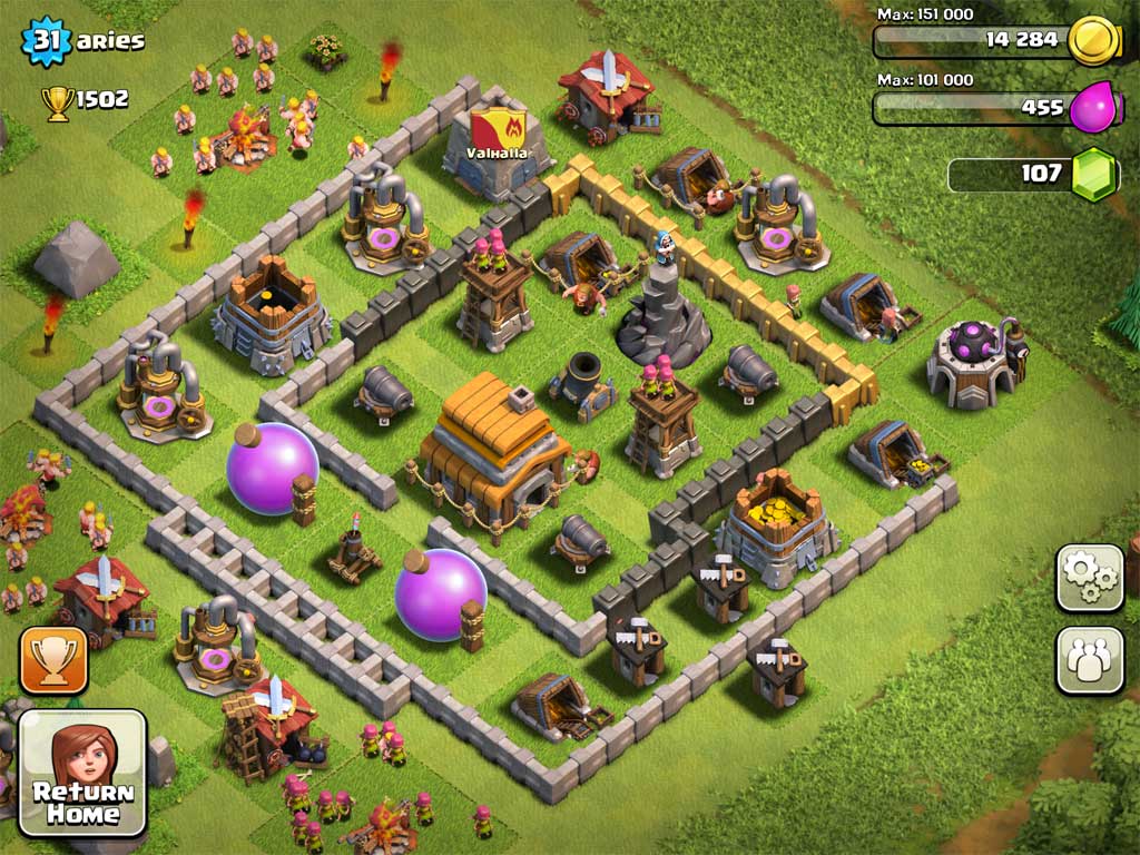 Clash of Clans Town Hall Level 5